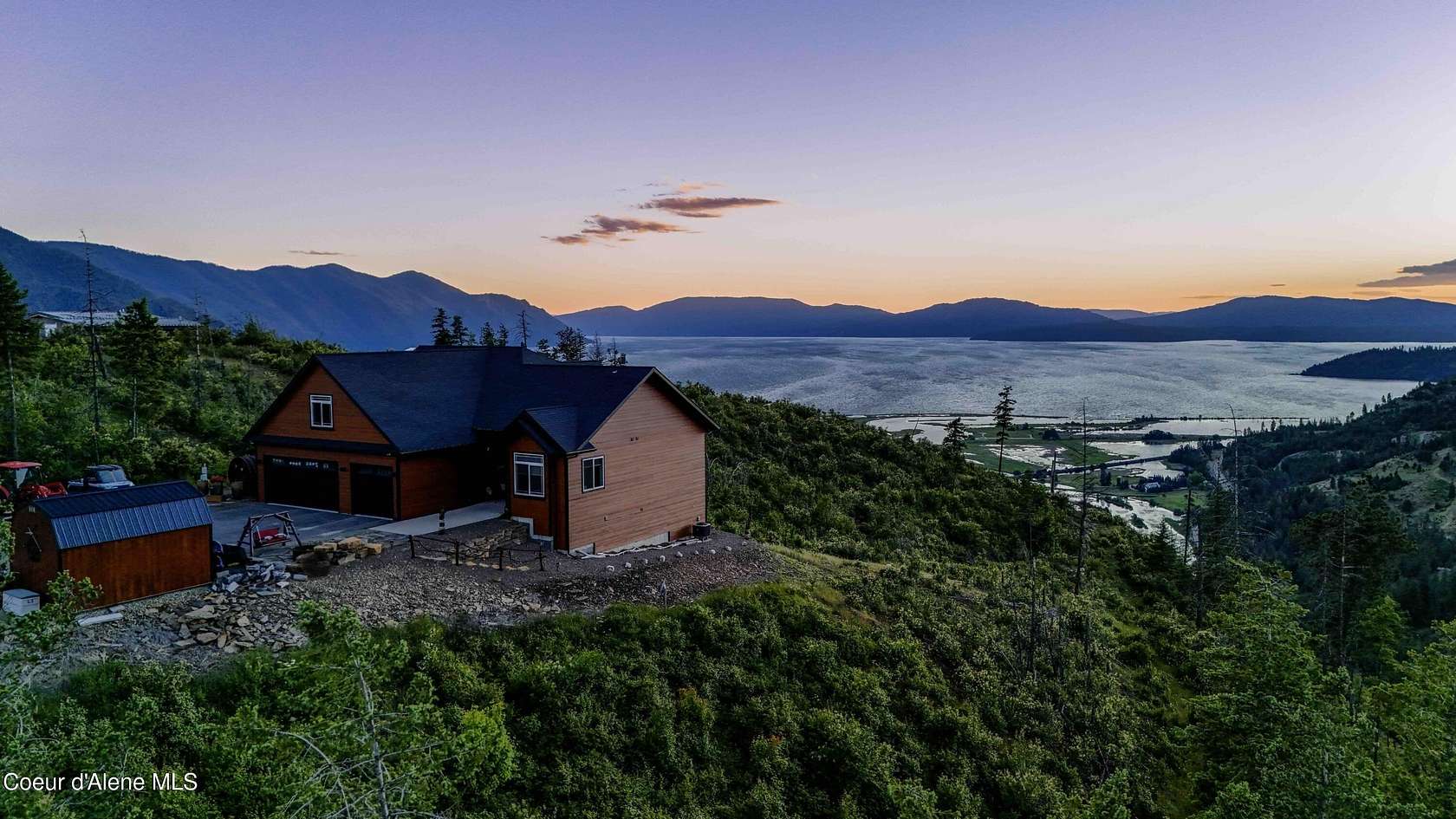 20 Acres of Recreational Land with Home for Sale in Clark Fork, Idaho