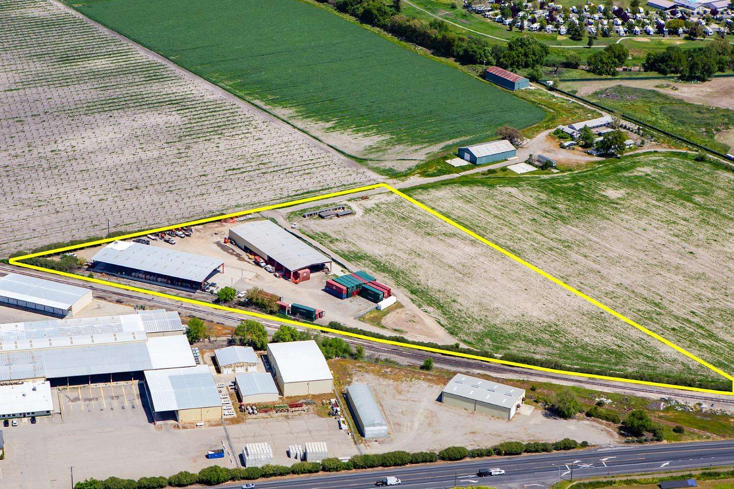 9 Acres of Improved Land for Lease in Manteca, California