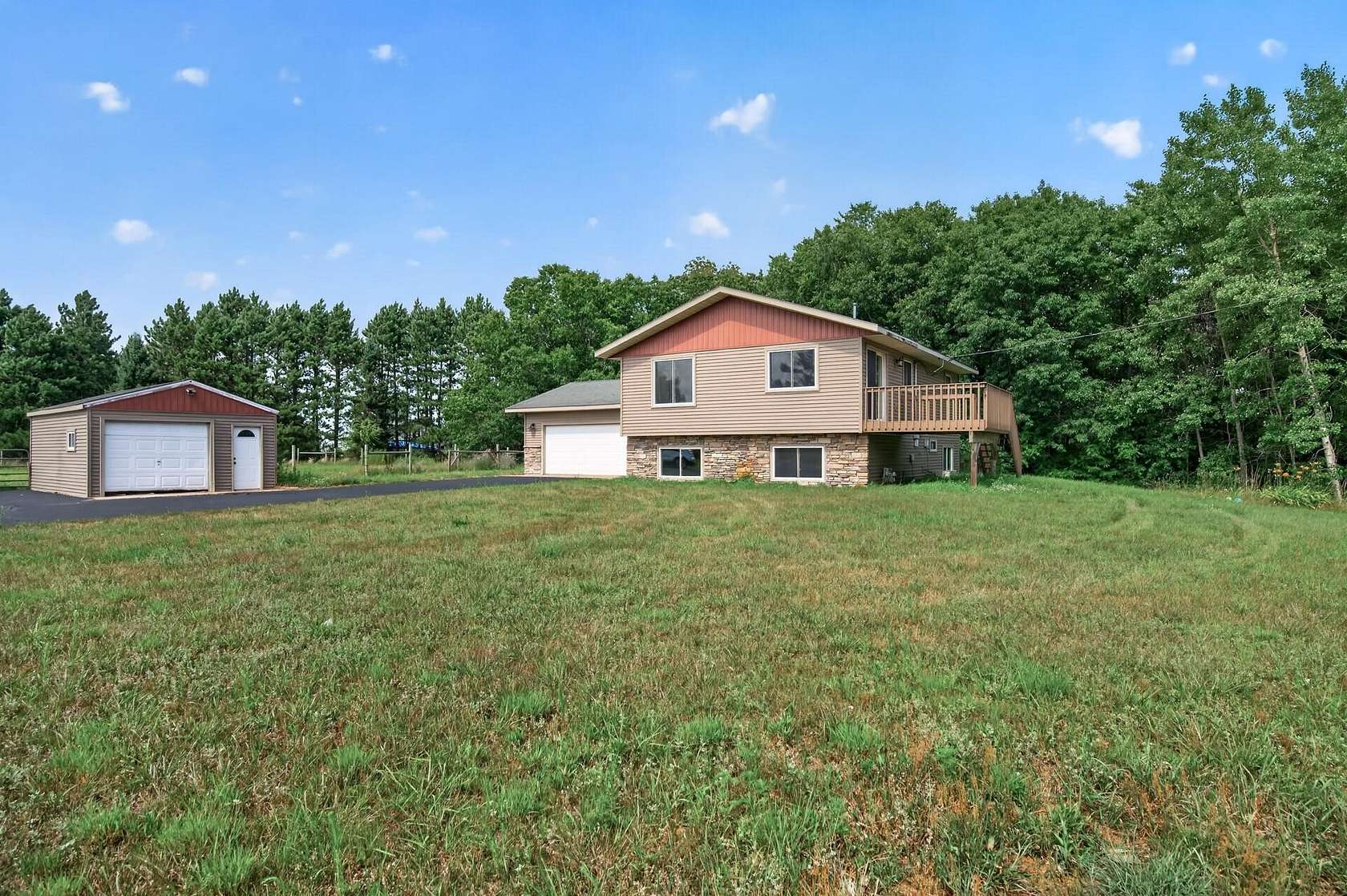 10 Acres of Land with Home for Sale in Harris, Minnesota