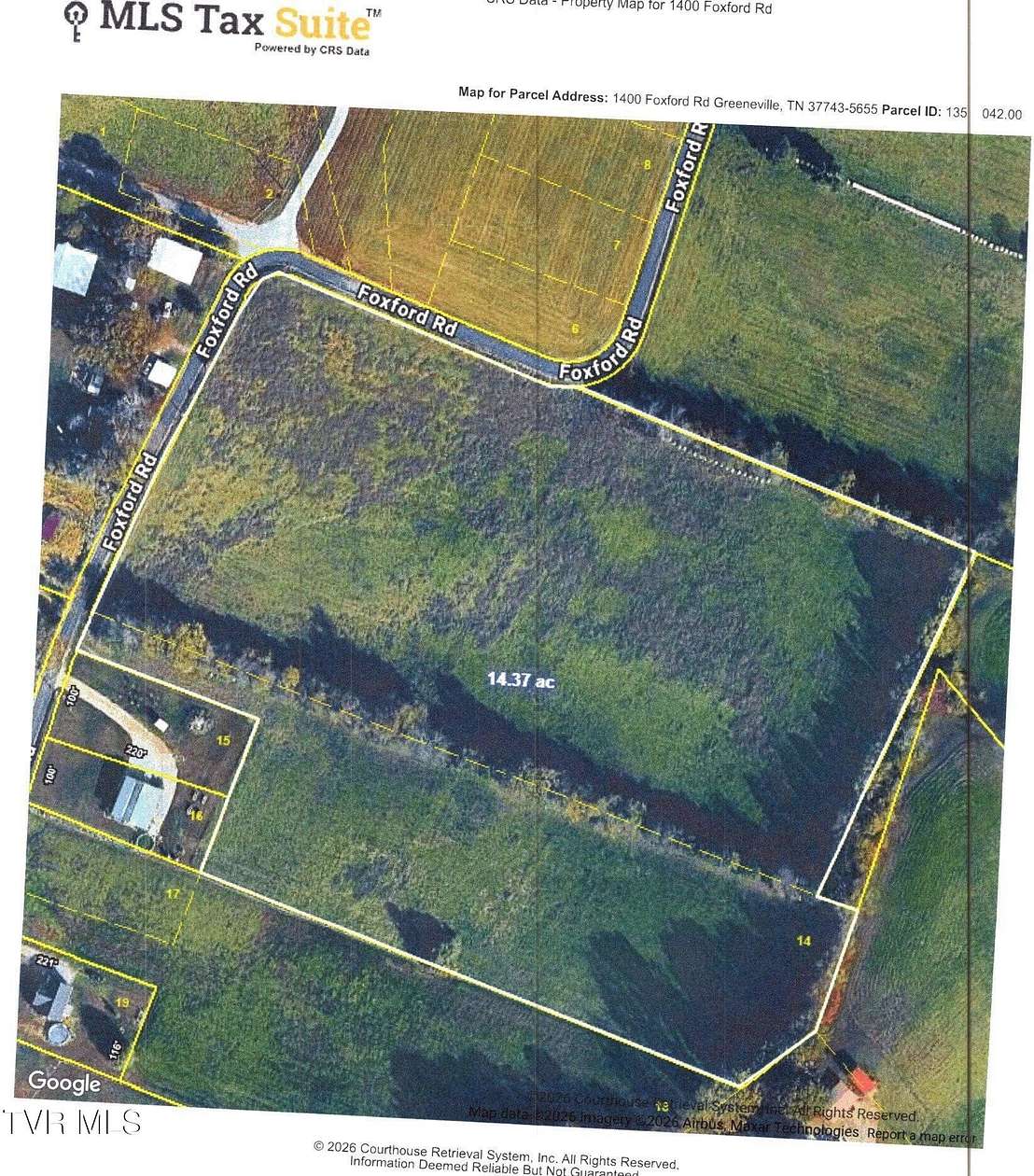 14.4 Acres of Land for Sale in Greeneville, Tennessee