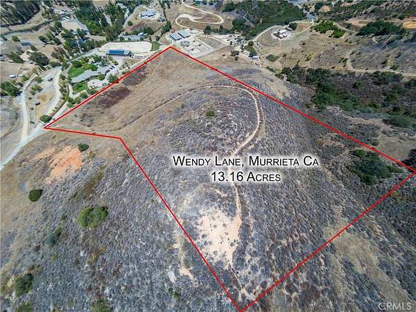 13.2 Acres of Land for Sale in Murrieta, California