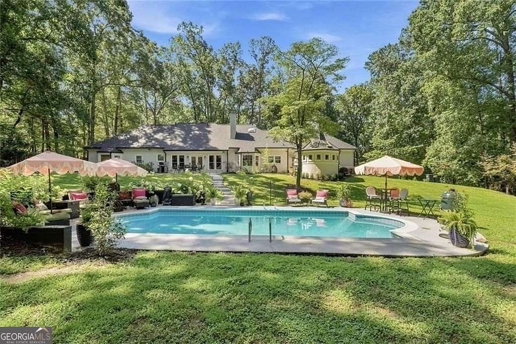 2 Acres of Land with Home for Sale in Roswell, Georgia
