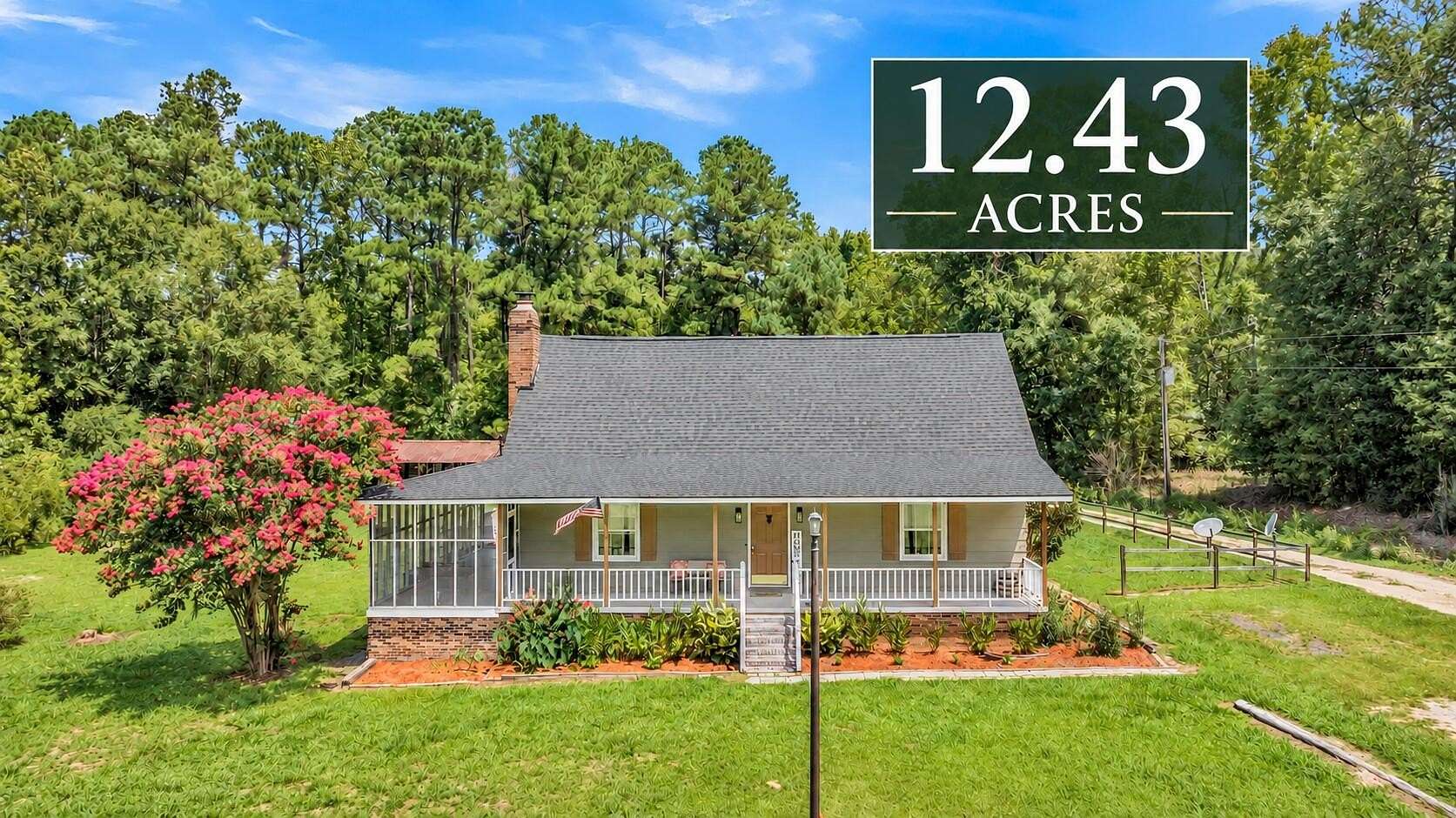 12.4 Acres of Land with Home for Sale in Moncks Corner, South Carolina