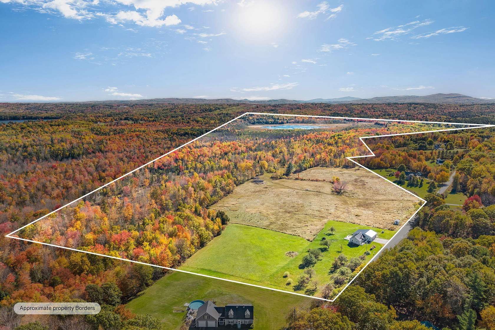67 Acres of Land with Home for Sale in Morrill, Maine