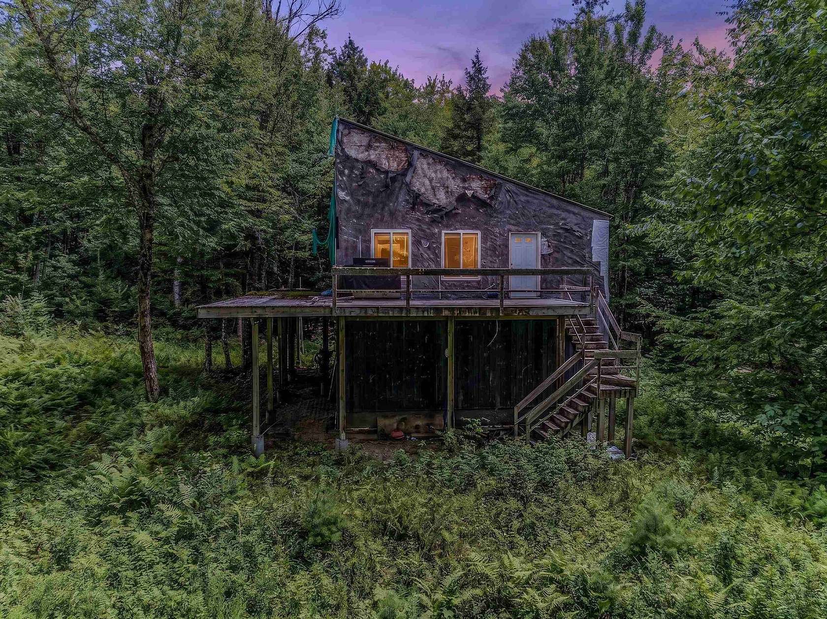 6.6 Acres of Land with Home for Sale in Lyman Town, New Hampshire