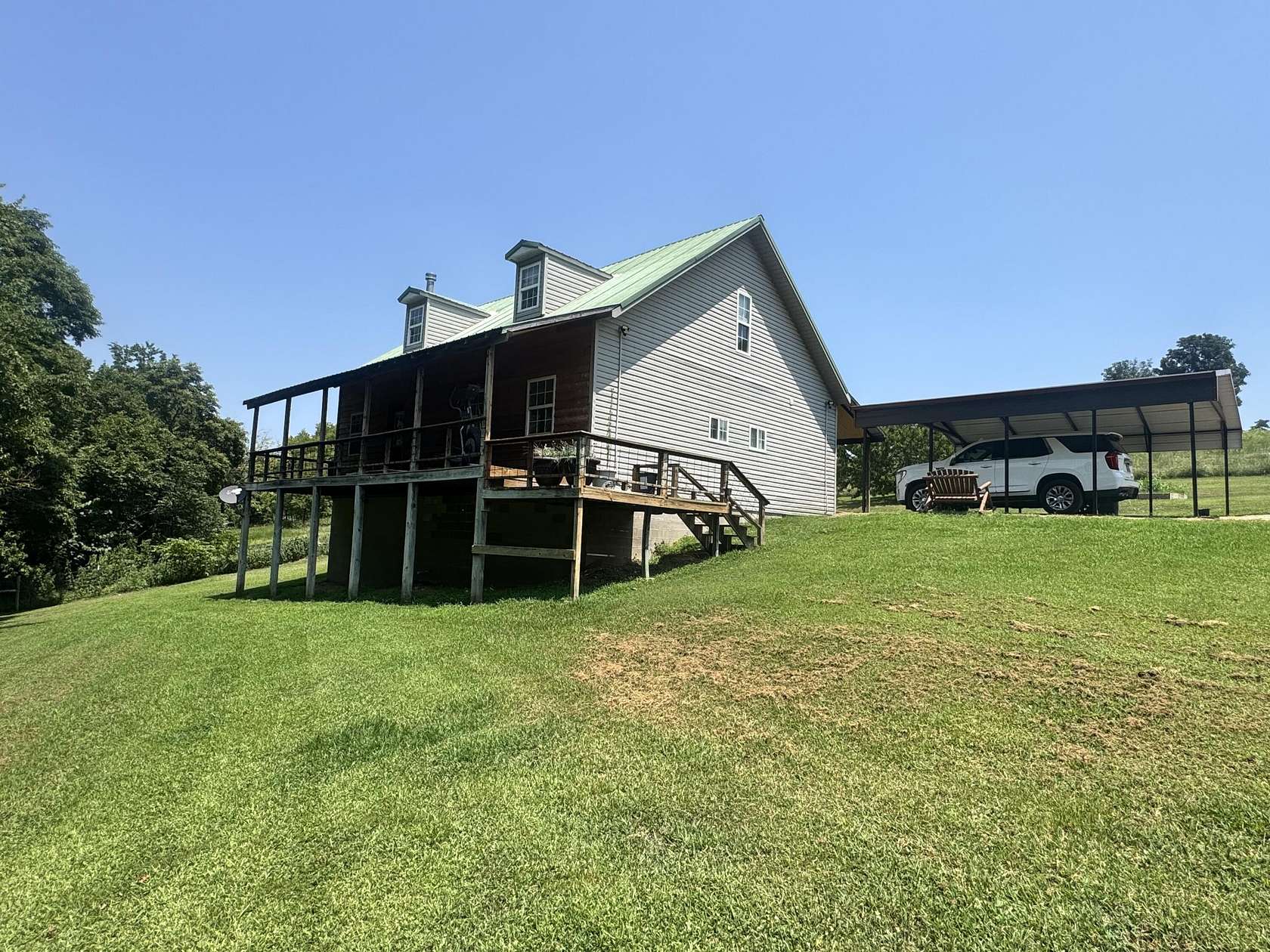 46 Acres of Recreational Land with Home for Sale in Anderson, Missouri