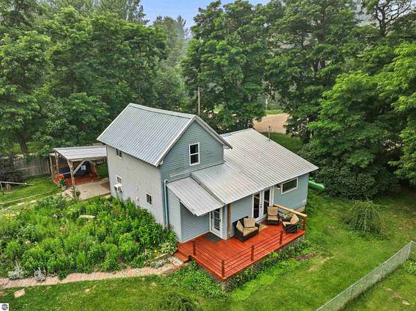 2.5 Acres of Land with Home for Sale in Kingsley, Michigan