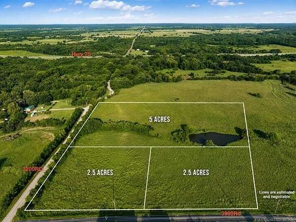 2.5 Acres of Land for Sale in Ramona, Oklahoma