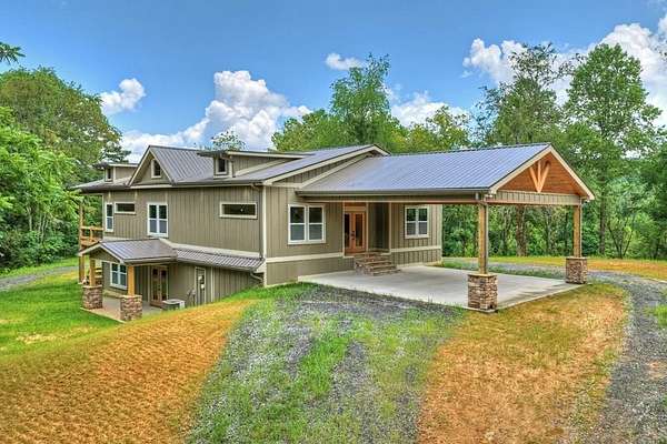 7.83 Acres of Land with Home for Sale in Murphy, North Carolina