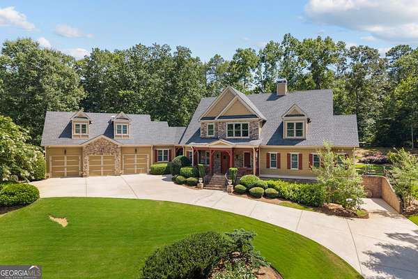 10.9 Acres of Recreational Land with Home for Sale in Canton, Georgia