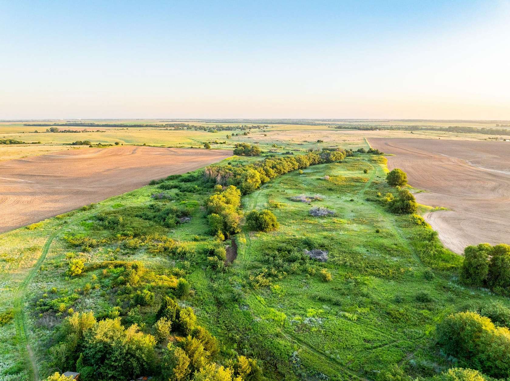 28 Acres of Recreational Land for Sale in Pratt, Kansas