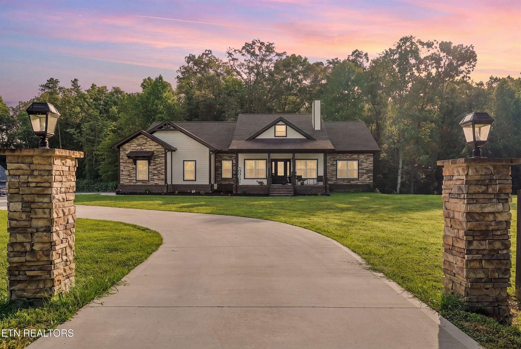 5 Acres of Land with Home for Sale in Dandridge, Tennessee