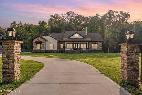 5 Acres of Land with Home for Sale in Dandridge, Tennessee