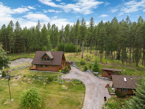 6.6 Acres of Land with Home for Sale in Bigfork, Montana