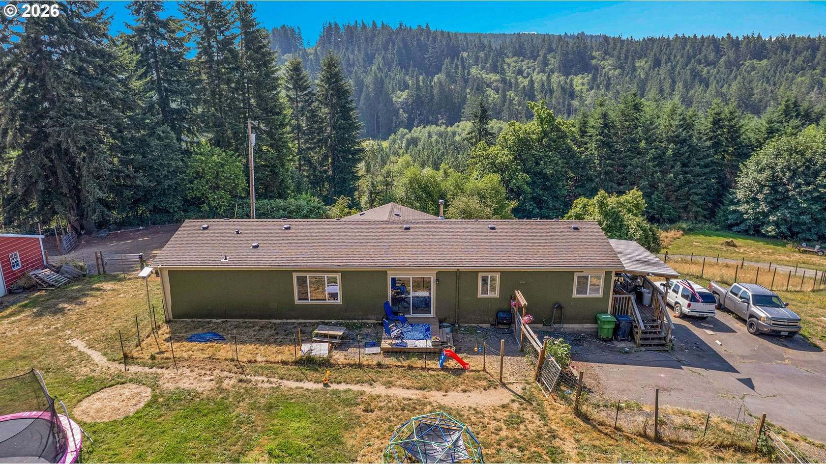 7.63 Acres of Land with Home for Sale in Rainier, Oregon