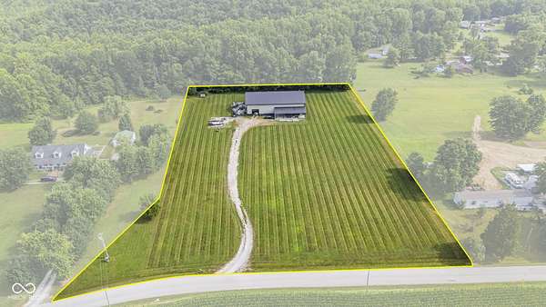 3.58 Acres of Land with Home for Sale in Scottsburg, Indiana