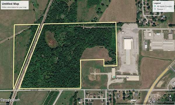 53 Acres of Recreational Land for Sale in Baxter Springs, Kansas
