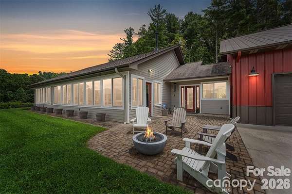 6.55 Acres of Land with Home for Sale in Hendersonville, North Carolina