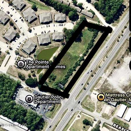 3 Acres of Commercial Land for Sale in Gautier, Mississippi