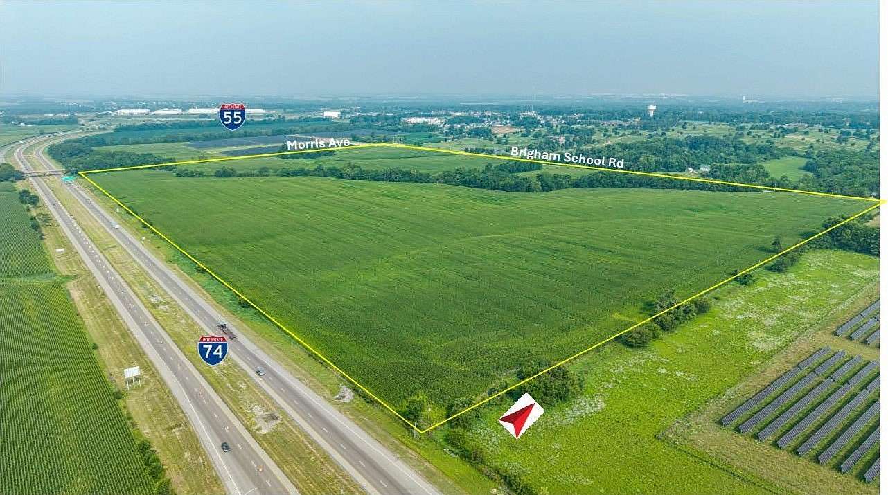112 Acres of Agricultural Land for Sale in Bloomington, Illinois
