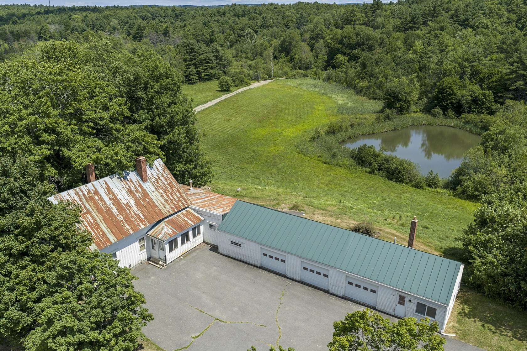 2.5 Acres of Land with Home for Sale in China, Maine