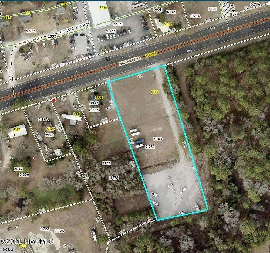 2.23 Acres of Mixed-Use Land for Sale in Bogue, North Carolina