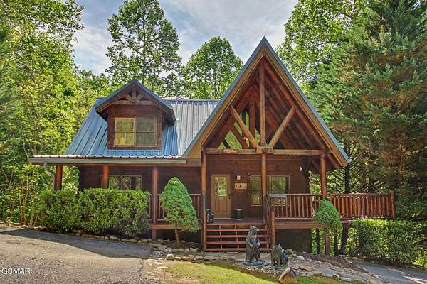 63.4 Acres of Recreational Land with Home for Sale in Gatlinburg, Tennessee