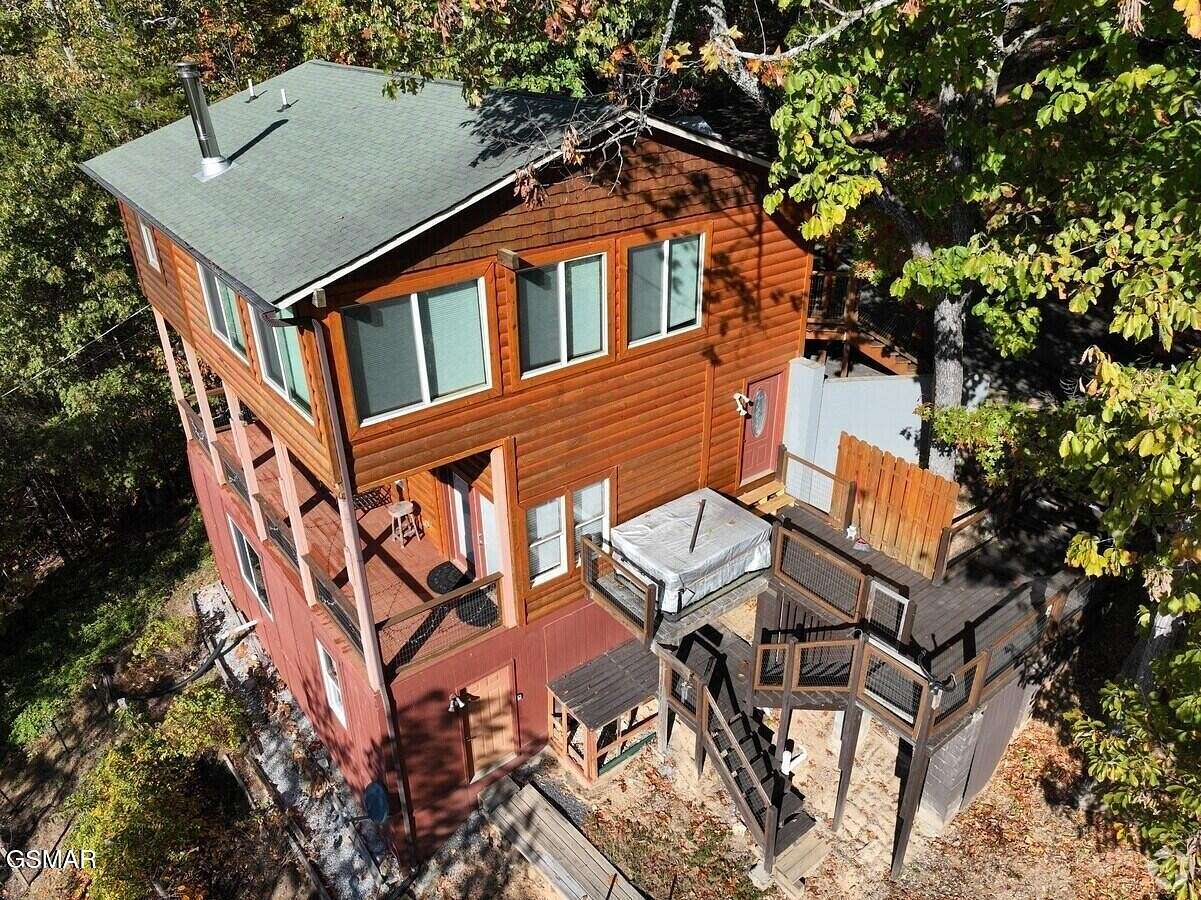 4.54 Acres of Land with Home for Sale in Sevierville, Tennessee