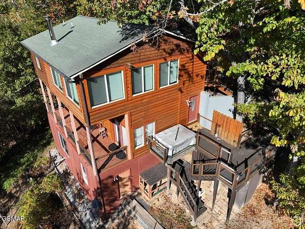 4.54 Acres of Land with Home for Sale in Sevierville, Tennessee
