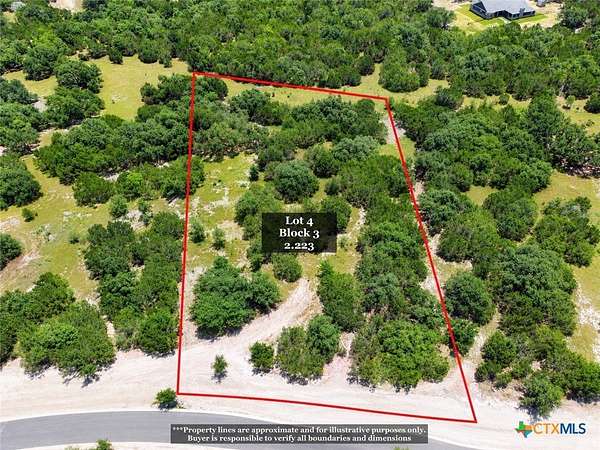 2.22 Acres of Residential Land for Sale in Salado, Texas