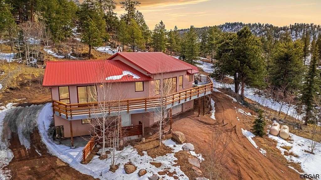 39.2 Acres of Agricultural Land with Home for Sale in Guffey, Colorado