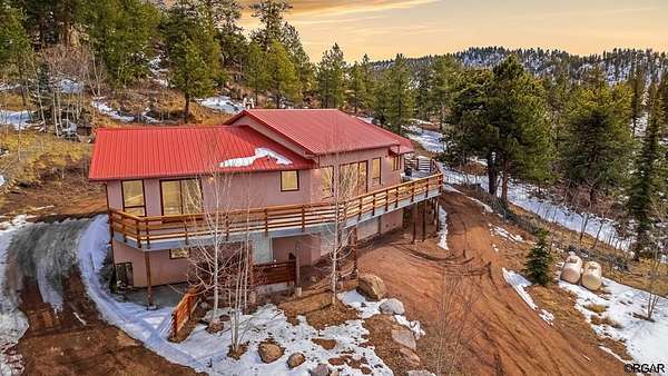 39.2 Acres of Agricultural Land with Home for Sale in Guffey, Colorado