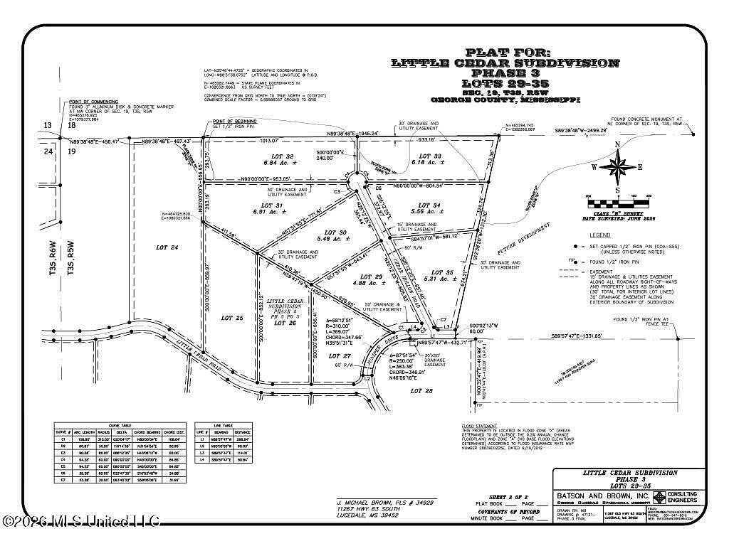5.2 Acres of Residential Land for Sale in Lucedale, Mississippi
