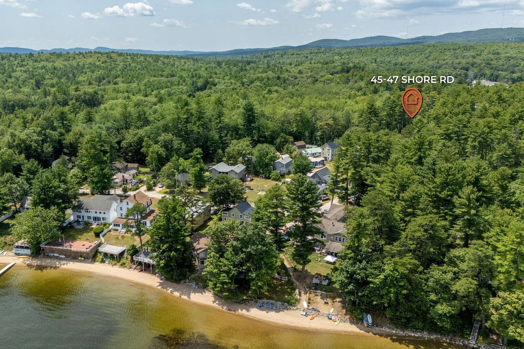1.6 Acres of Improved Residential Land for Sale in Sebago Town, Maine