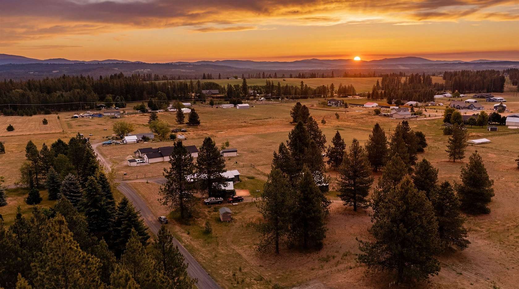 5 Acres of Land with Home for Sale in Colbert, Washington