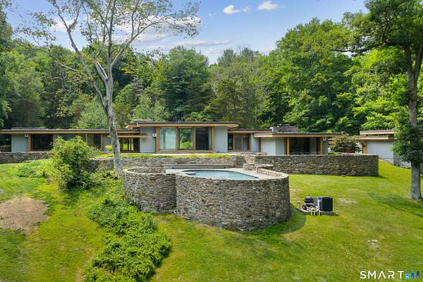 4.15 Acres of Land with Home for Sale in New Canaan, Connecticut