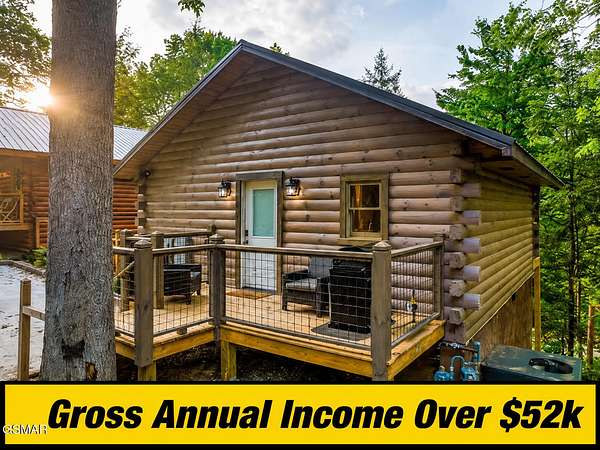 12.9 Acres of Recreational Land with Home for Sale in Gatlinburg, Tennessee