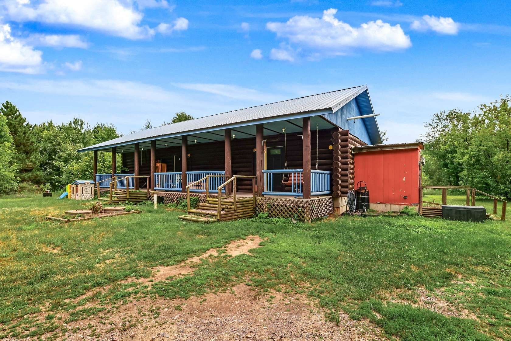 24.6 Acres of Recreational Land with Home for Sale in Cadott, Wisconsin