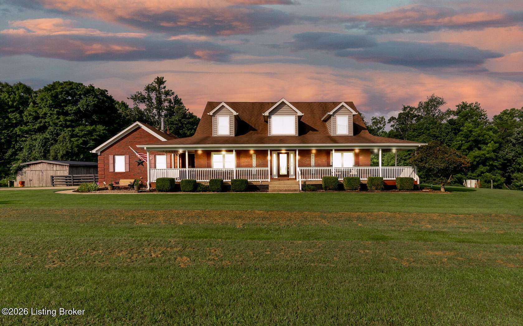 10.8 Acres of Land with Home for Sale in Taylorsville, Kentucky