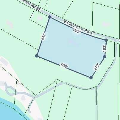 6.64 Acres of Land with Home for Sale in Adairsville, Georgia