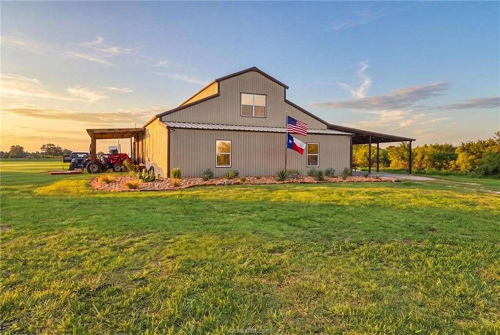 6.71 Acres of Land with Home for Sale in Snook, Texas