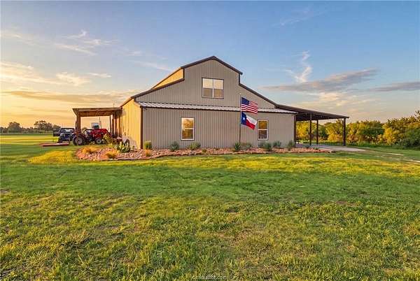 6.71 Acres of Land with Home for Sale in Snook, Texas
