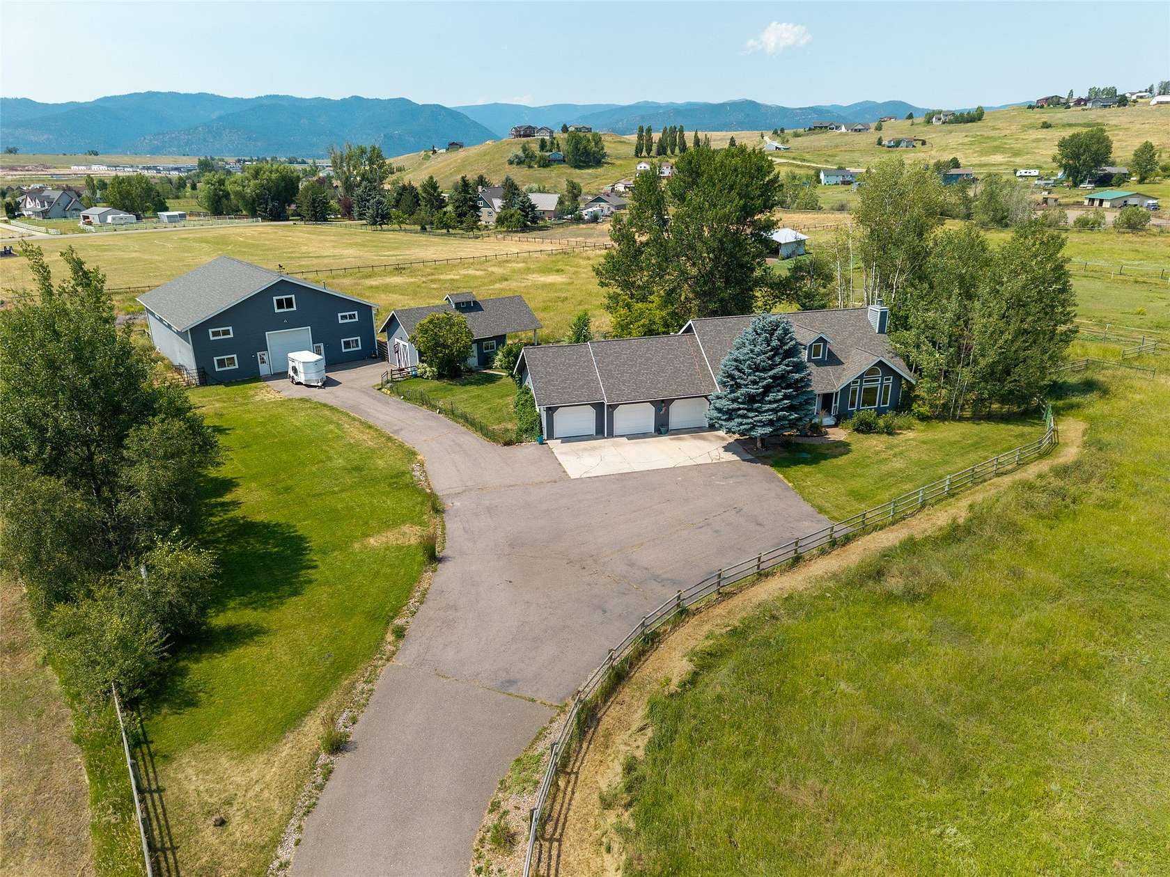 7.63 Acres of Land with Home for Sale in Missoula, Montana