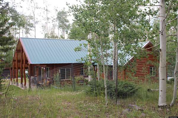 11.3 Acres of Recreational Land with Home for Sale in Robertson, Wyoming