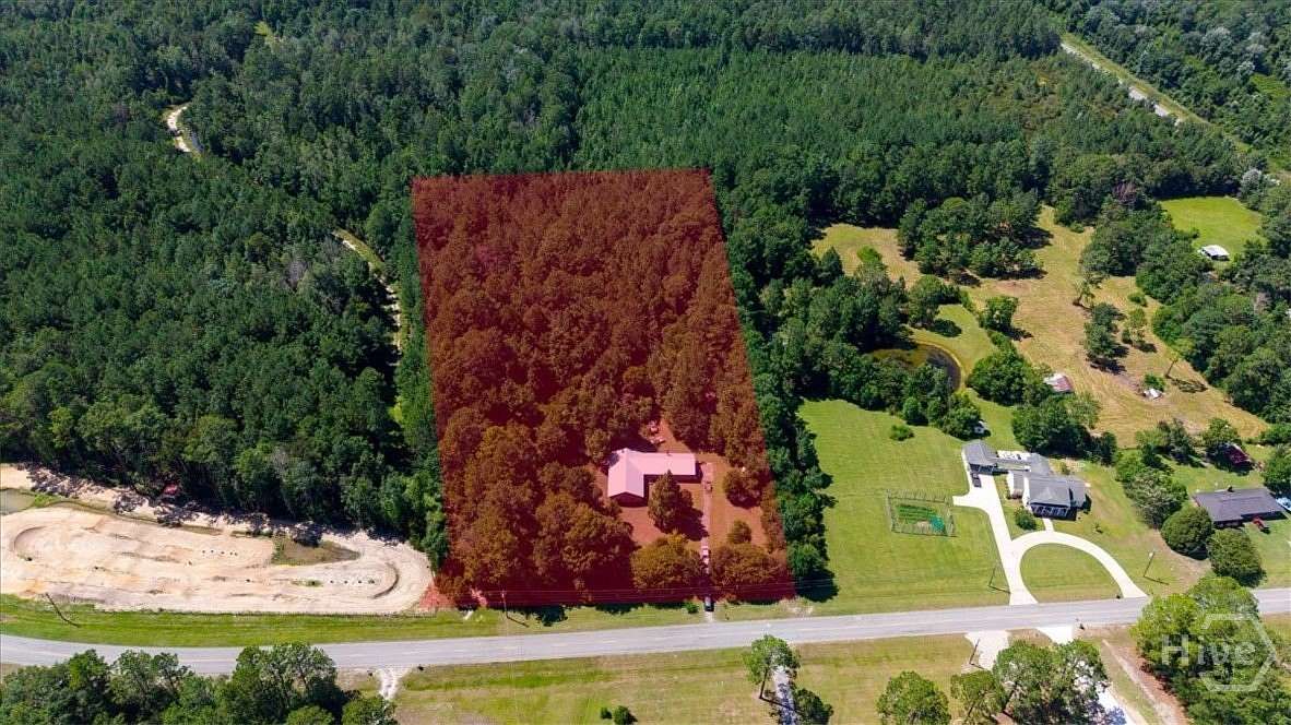 4.86 Acres of Land with Home for Sale in Guyton, Georgia