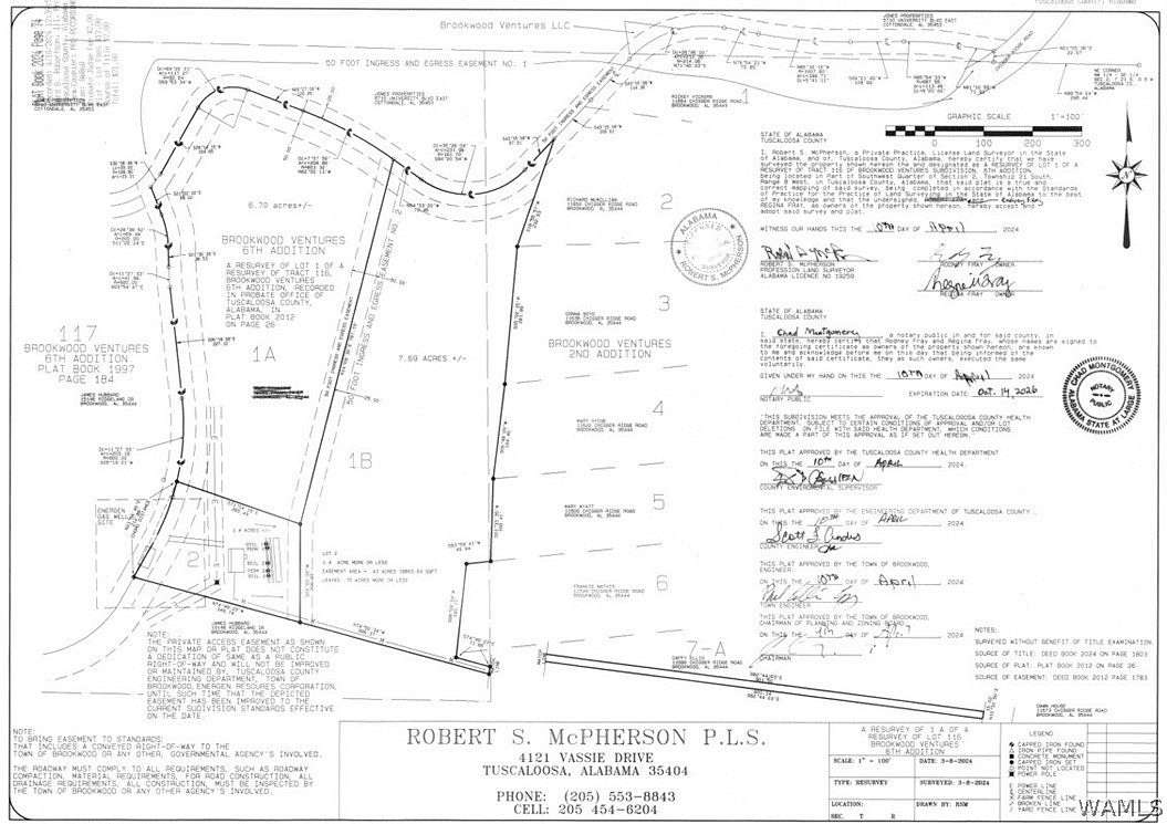 14.7 Acres of Land for Sale in Brookwood, Alabama