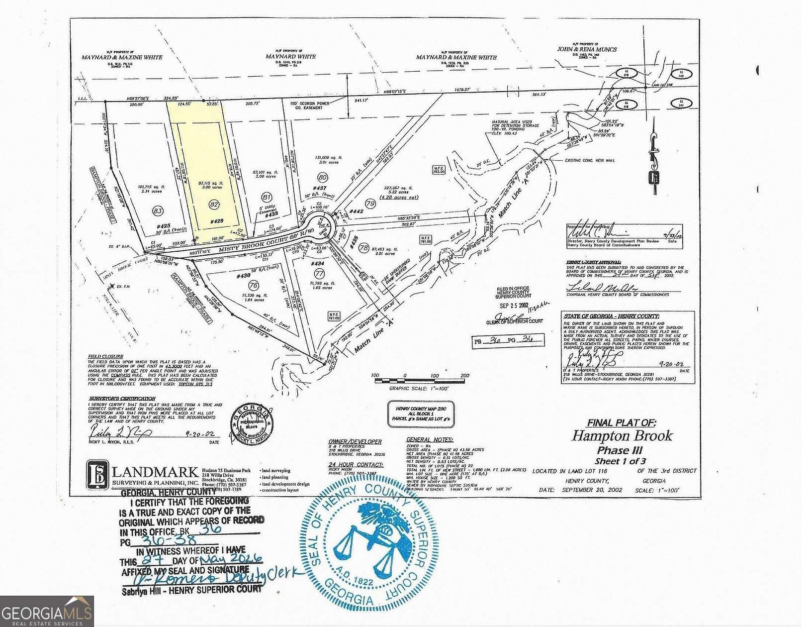 2 Acres of Residential Land for Sale in Hampton, Georgia