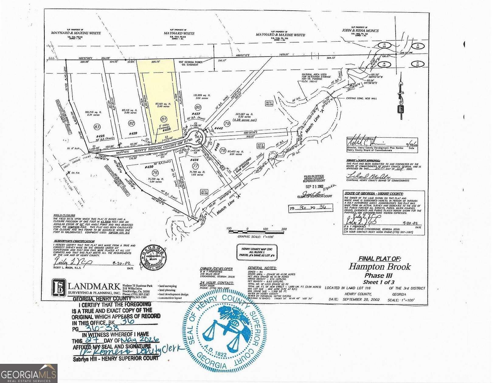 2 Acres of Residential Land for Sale in Hampton, Georgia