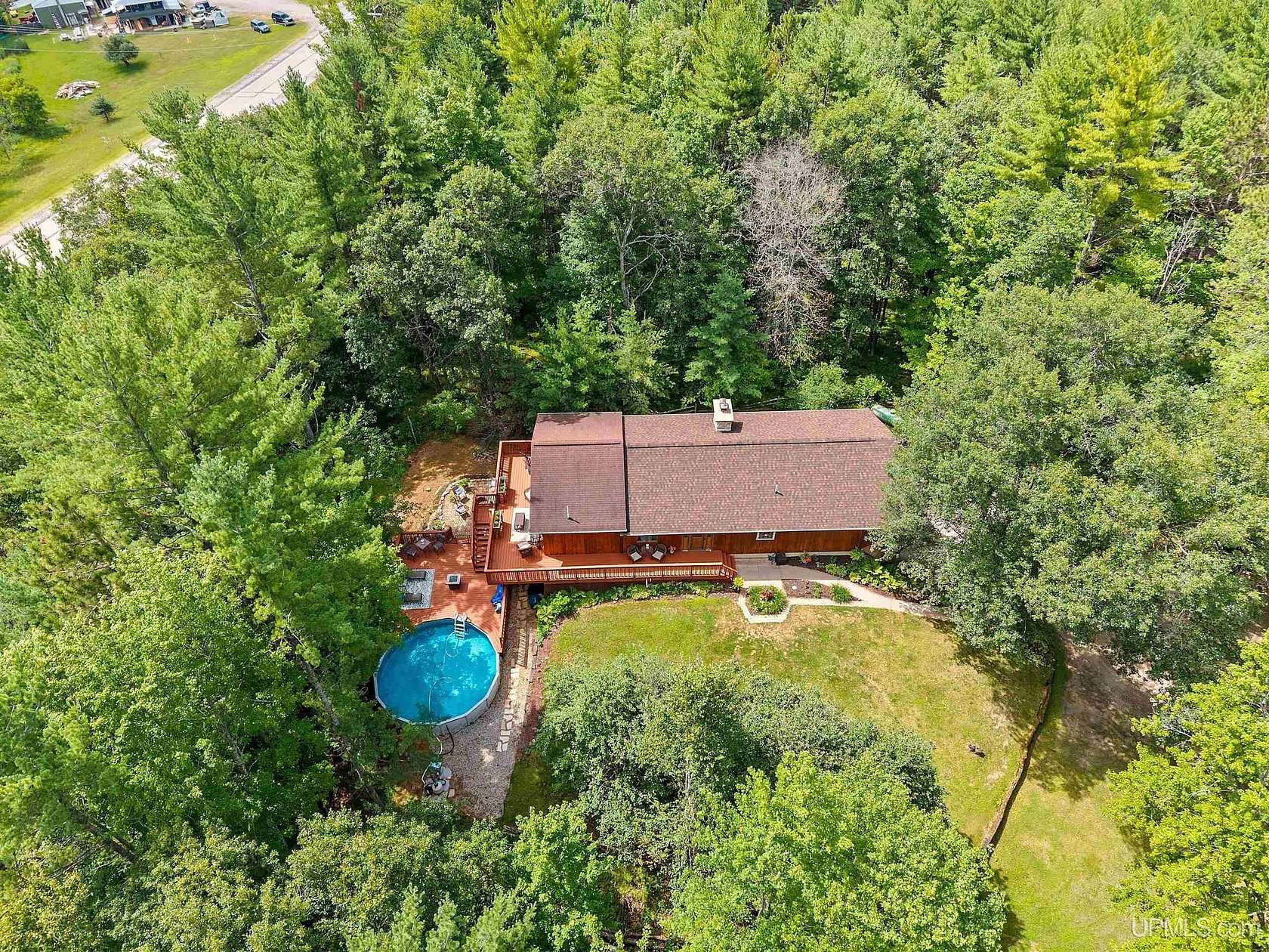 7.28 Acres of Land with Home for Sale in Norway, Michigan