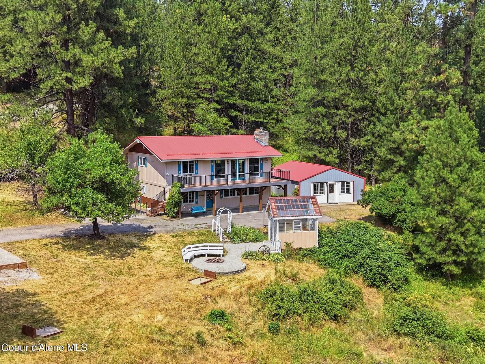 2.1 Acres of Land with Home for Sale in Coeur d'Alene, Idaho